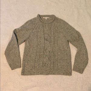 🌺White and Gray Casual Sweater